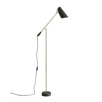 Northern Birdy Floor Lamp Green/Brass