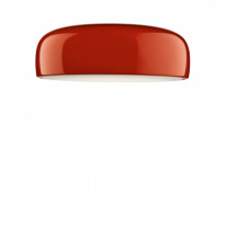Flos Smithfield C Pro LED Ceiling Light Glossy Red