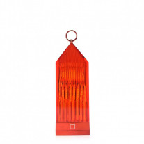 Kartell Lantern LED Portable Table Lamp Red