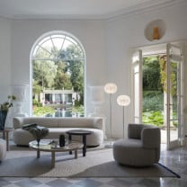Crystal Kartell Planet LED Floor Lamps