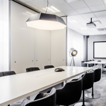 Zero Umbrella LED Pendant Light Lifestyle Meeting Room