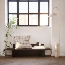 Ferm Living Arum Floor Lamp Cashmere in Sitting Room