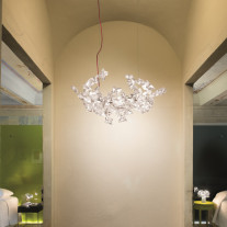 Slamp Hanami Suspension Small Red Wire