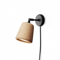 New Works Material Wall Lamp Natural Cork