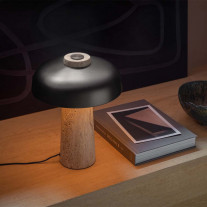 Audo Copenhagen Reverse LED Table Lamp - Turned On