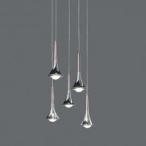 Lodes Rain LED Pendant Rose Gold