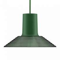 Zero Compose Suspension - Glass Shade Large Green/Green Glass