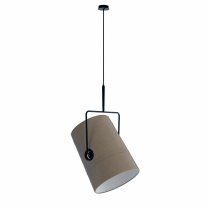 Diesel Living with Lodes Fork Pendant Large Anthracite Structure/Grey Diffuser
