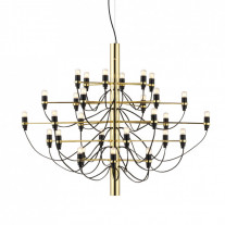 Flos 2097/30 Chandelier Brass Frosted Lamps