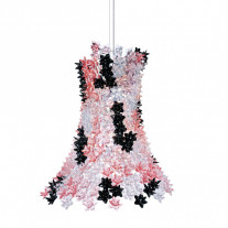 Kartell Bloom Pendant Black and pink