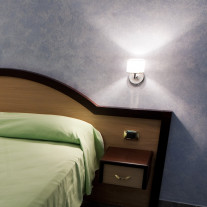  Fabbian Diamond Wall Light in Bedroom