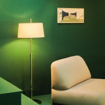 Santa & Cole Diana Floor Lamp in Exhibition
