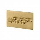 Buster and Punch 3G Dimmer Switch Brass