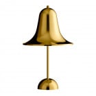 Verpan Pantop Portable Table Lamp Shiny Brass
