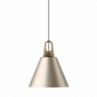 Lodes JIM Cone Pendant Honey Hook/Matte Champagne Diffuser