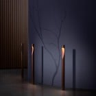 Louis Poulsen Flindt Garden Bollard LED Light Long Corten