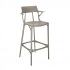 Kartell A.I. Stool 108cm Grey