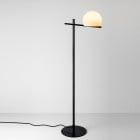 Estiluz Circ LED Floor Lamp Black