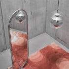 Verpan VP Globe Brushed Aluminium Pendant From Above