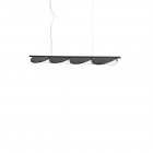 Flos Almendra S4 Linear LED Pendant Anthracite