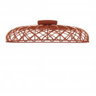 Flos Skynest LED Ceiling Light Brick Red