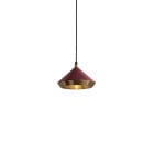 Bert Frank Shear Pendant Antique Brass Oxblood