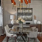 Porta Romana Nash Table Lamp in Dining Room