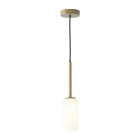 Astro Tacoma Pendant Antique Brass Tacoma Reed White