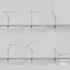 Nemo Flamingo LED Floor Lamp Positions