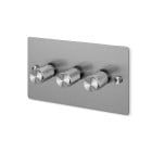 Buster + Punch 3G Dimmer Switch Steel Cross