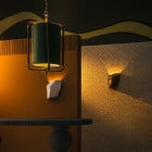 Porta Romana Holden Lantern Pendant in Living Room