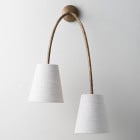 Porta Romana Huck Wall Light Large Fabric Shades
