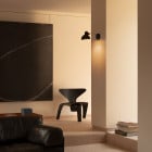 Fritz Hansen Kaiser Idell 6567 Wall Light Black in Living Room
