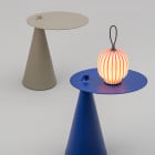 Established & Sons Filigrana LED Lantern Red in Situ