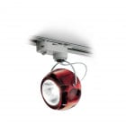 Fabbian Beluga Single Track Light - Red