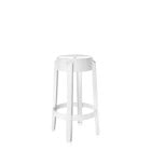 Kartell Charles Ghost Stool - Medium, White