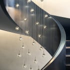 KDLN Dew 1 LED Suspension on Stairwell