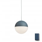 Flos String Light Sphere LED Pendant Blue Floor Switch