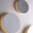 Close Up of 3 x Vibia Puck LED Wall Art