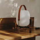 Santa & Cole Cesta Metálica Table Lamp With Handle