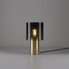 Original BTC Walter Table Lamp Size 2 Brass/Anthracite