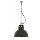 Original BTC Spun Reflector Pendant Black Suspension
