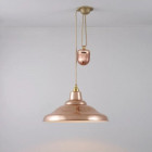 Original BTC School Pendant Rise & Fall Copper