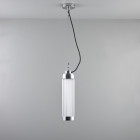 Original BTC Pillar LED Pendant Light Chrome Plated Off