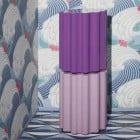 Pink and Violet Kartell Sottsass Colonna Stools