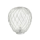 Fontana Arte Pinecone Table Lamp Large Transparent Chrome