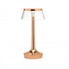 Flos Bon Jour Unplugged LED Table Lamp Polished Copper/Transparent