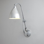 Original BTC Task Wall Light Aluminium