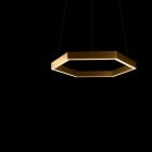 Resident Hex 750 LED Suspension Brushed Brass