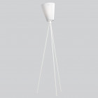 Northern Oslo Wood Floor Lamp White/White shade
